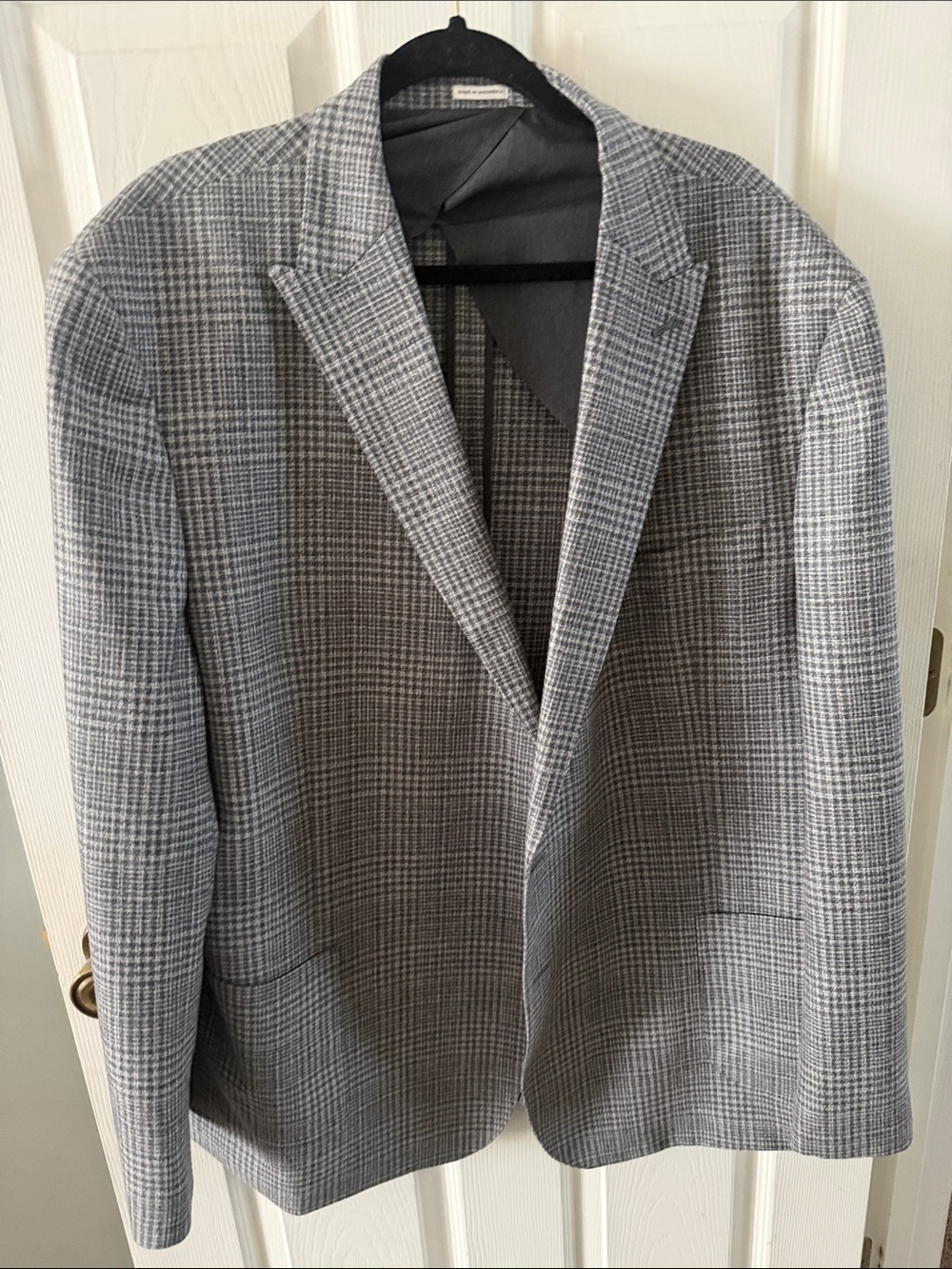 Joseph Abboud Men’s Gray Glen Plaid Blazer - 52L